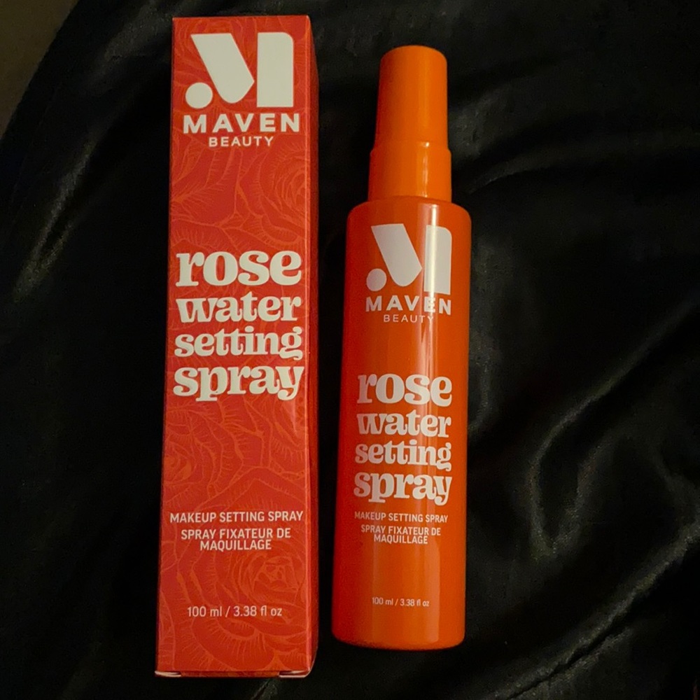 NIB Maven beauty maven rose water setting spray